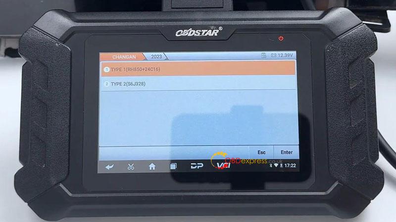 How to recalibrate CHANGAN UNI-V cluster mileage with OBDSTAR ODO Master by bench